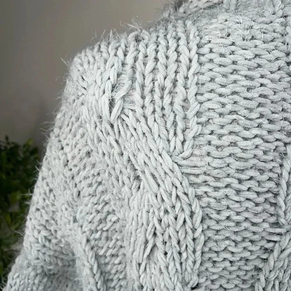 Dance & Marvel Chunky Cable Knit Chenille Turtleneck Sweater Size M/L - Picture 8 of 16